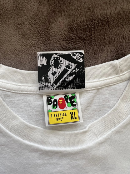 Vintage Bape Tops - BAPE BY A BATHING APE Printed T-shirt 21st APE CENTURY XL - Authentic Archive