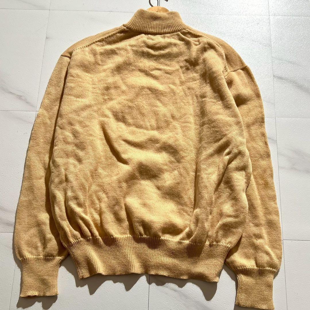 Vintage Yohji Yamamoto Tops - Yohji Yamamoto POUR HOMME 80s Long Sleeve Knit Yellow Size L - Authentic Archive