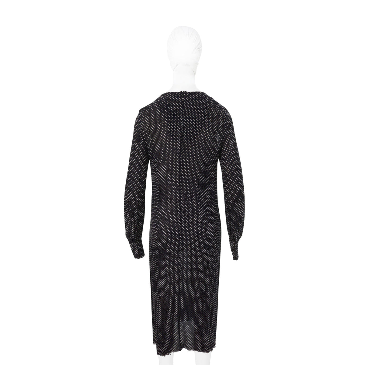 Maison Martin Margiela 2002 A/W Black Rayon Dress Size 38