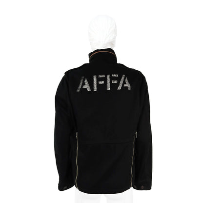 AFFA Black Cotton Nylon Jacket Size L
