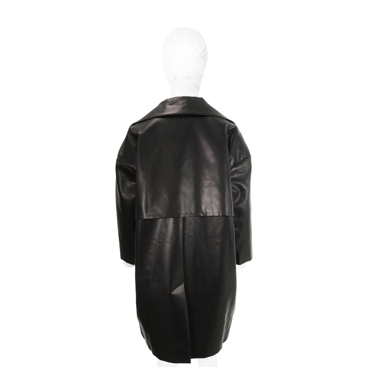 Celine LINE by Phoebe Philo Black Cotton Coat Size 34