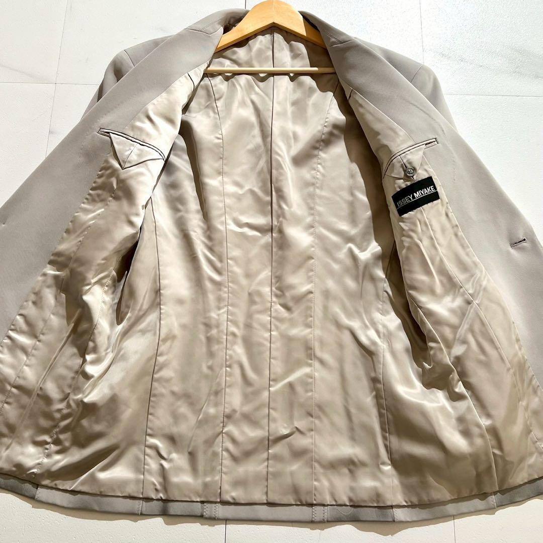Vintage Issey Miyake Outwear - ISSEY MIYAKE MEN 93SS Tailored Jacket Gray Size L - Authentic Archive