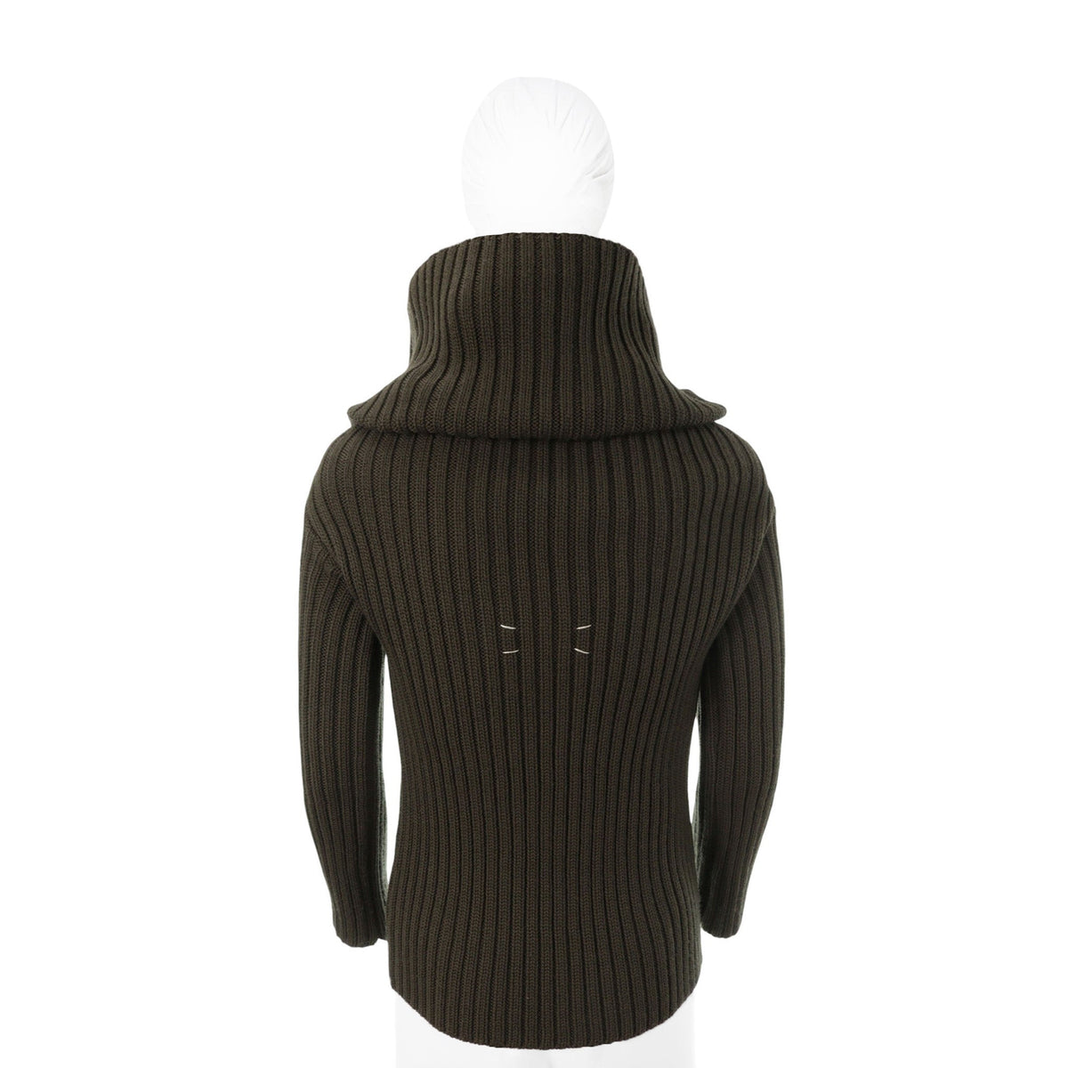 Maison Martin Margiela 1999 A/W Khaki Wool Sweater Size XL