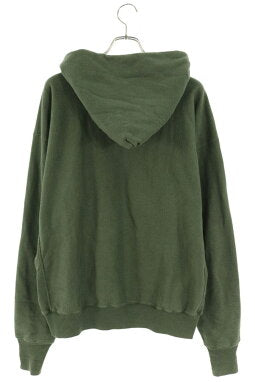 Vintage Saint Michael Tops - SAINT MICHAEL Logo Embroidered Pullover Hoodie Green Size L - Authentic Archive