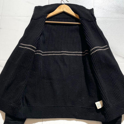 Vintage Maison Margiela Tops - Maison Martin Margiela 14AW Driver's Knit Zip Jacket Black Size M - Authentic Archive