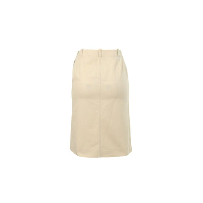 Hermes HERMÈS by Martin Margiela Cotton Skirt Beige Size 34