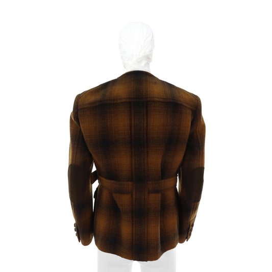 NUMBER (N)INE 2008 A/W Jacket Brown Wool Silk Size 3
