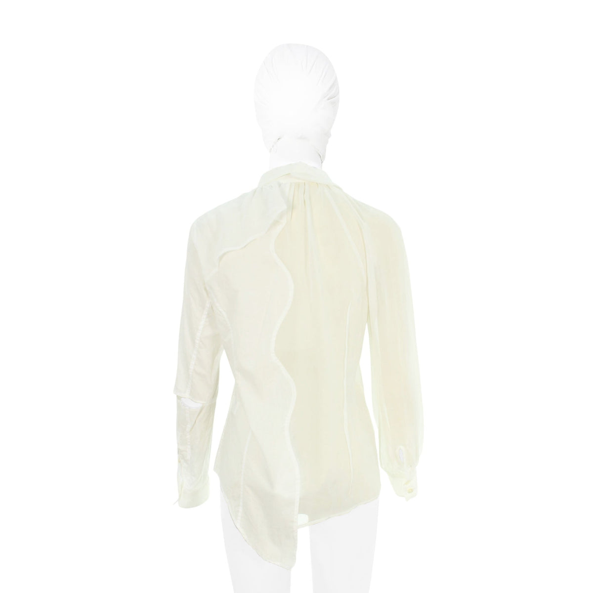 UNDERCOVER 2014 S/S White Long Sleeve Shirt Size 1