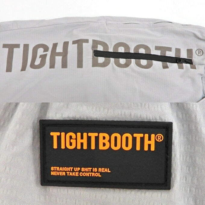 TIGHTBOOTH Label Logo Board Shorts Gray Size L