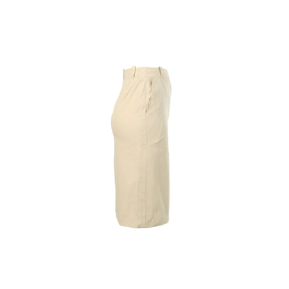 Hermes HERMÈS by Martin Margiela Cotton Skirt Beige Size 34