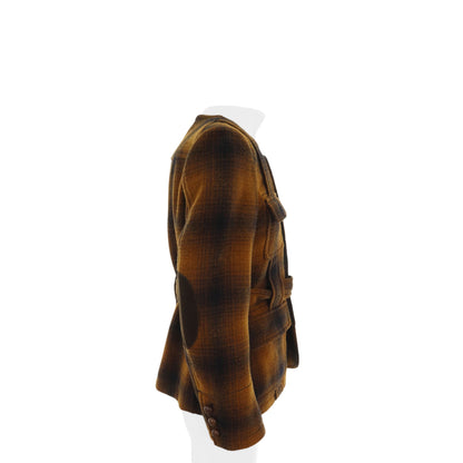 NUMBER (N)INE 2008 A/W Jacket Brown Wool Silk Size 3