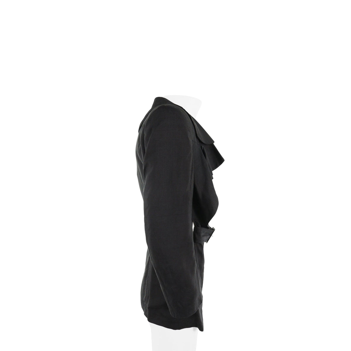 COMME des GARCONS 1980s Black Silk Jacket Size M
