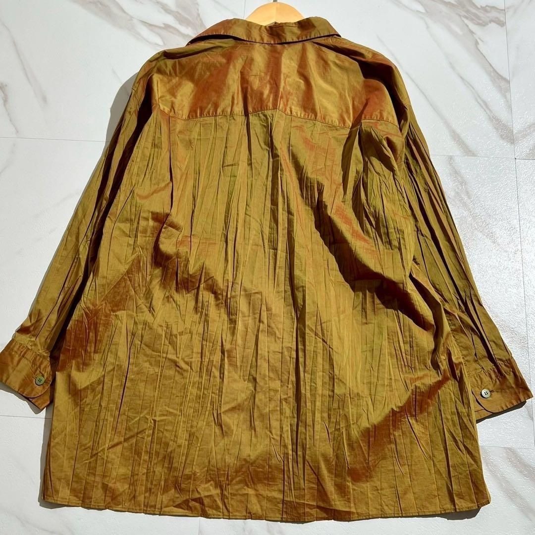 Issey Miyake - ISSEY MIYAKE 97SS Oversized Long Sleeve Shirt Iridescent Size L