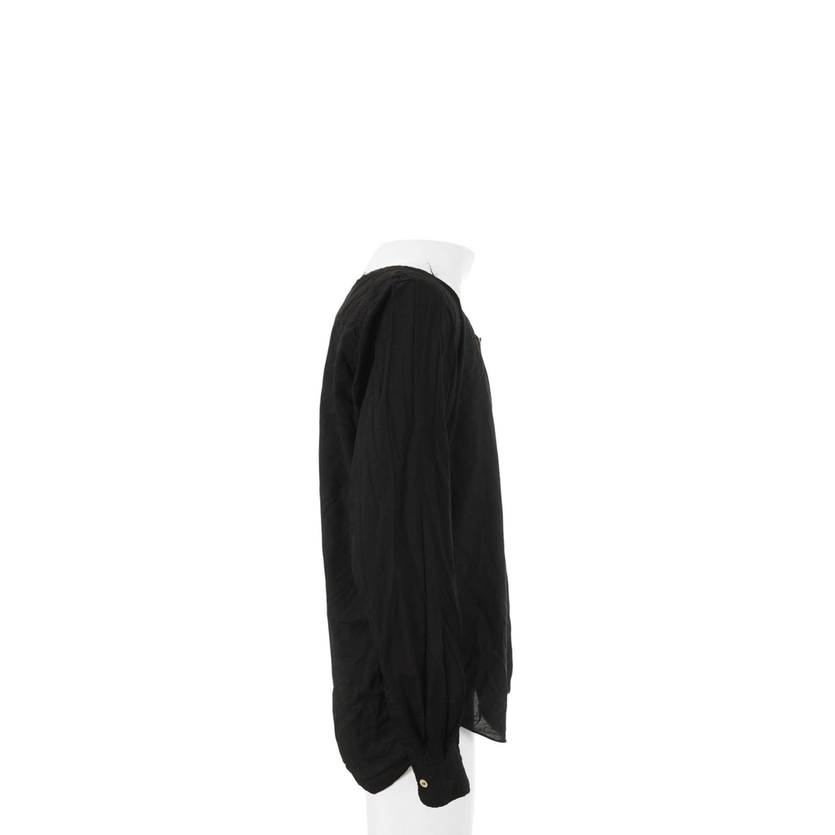 COMME des GARCONS 2017S/S Polyester Long Sleeve Shirt Black Size M