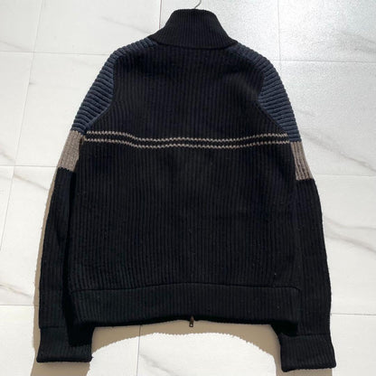 Vintage Maison Margiela Tops - Maison Martin Margiela 14AW Driver's Knit Zip Jacket Black Size M - Authentic Archive