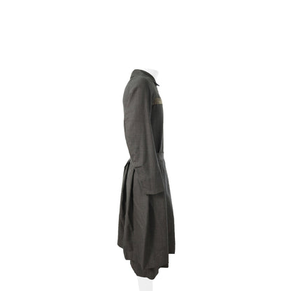 UNDERCOVER 1996 S/S Wool Cotton Long Shirt Gray