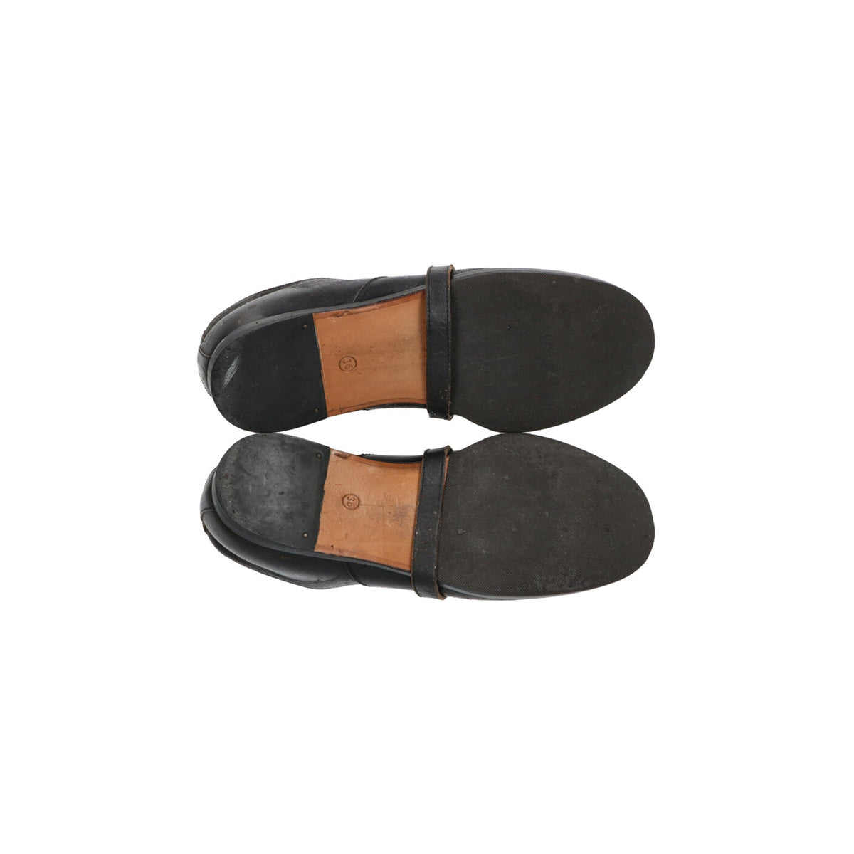 Maison Martin Margiela Black Leather Shoes Size 36