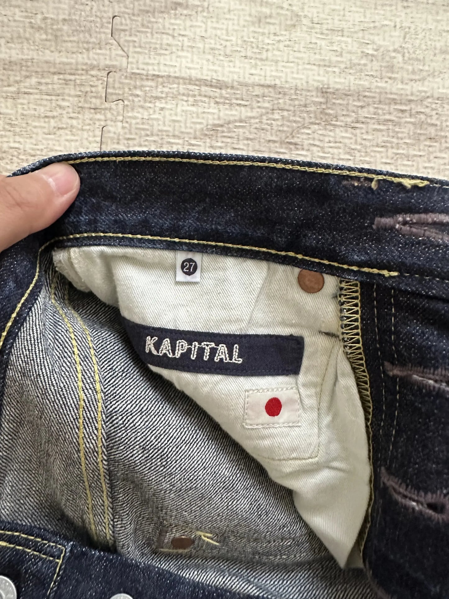 Kapital - KAPITAL Straight Denim Pants Indigo Size 27 M