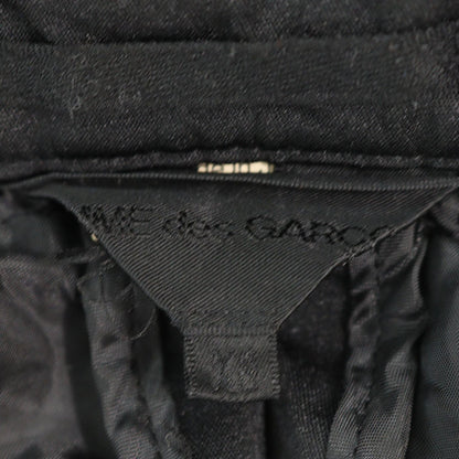 COMME des GARCONS 2018 FW Polyester Coat Black White Size XS