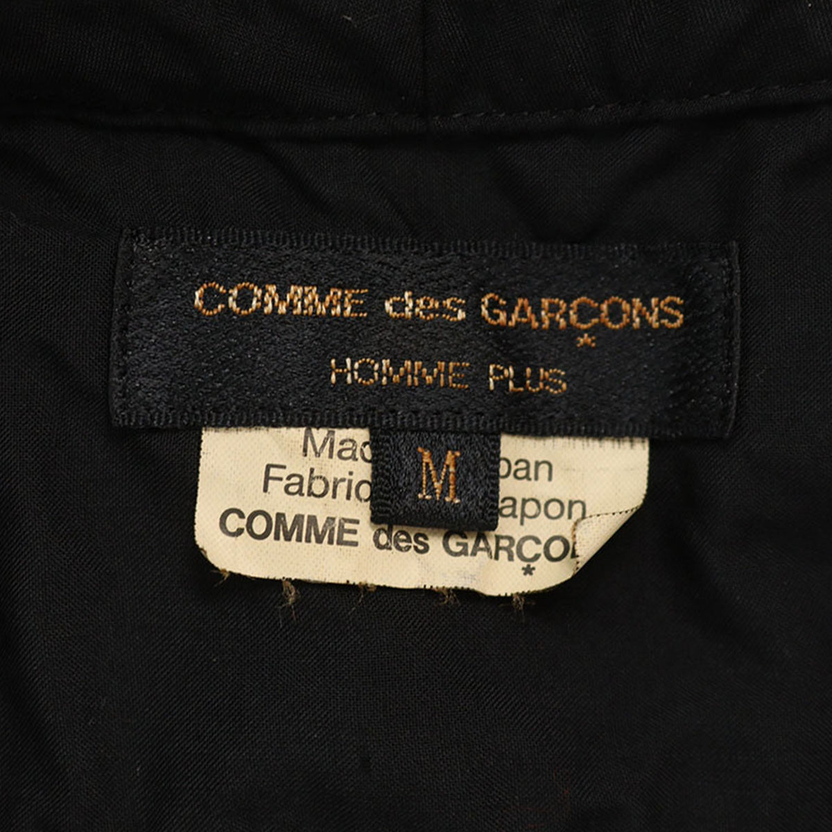 COMME des GARCONS 2017S/S Polyester Long Sleeve Shirt Black Size M
