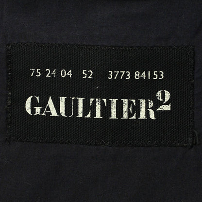 JeanPaulGAULTIER Black Leather Jacket Size 48
