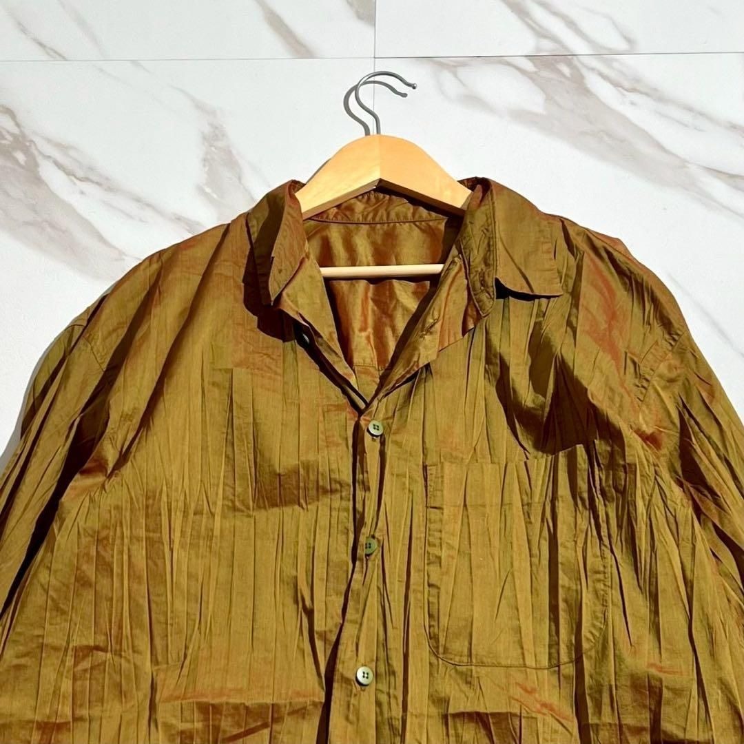 Issey Miyake - ISSEY MIYAKE 97SS Oversized Long Sleeve Shirt Iridescent Size L