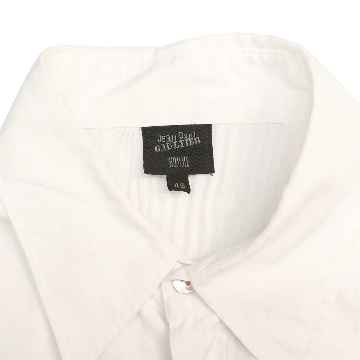 Jean Paul Gaultier Homme White Long Sleeve Shirt