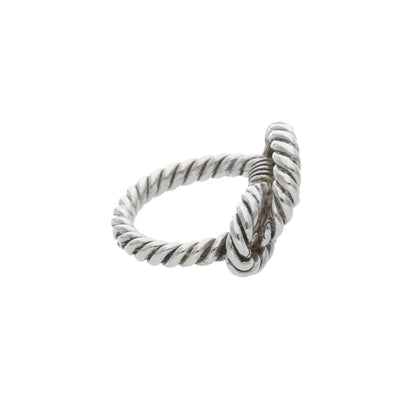 Hermes HERMÈS 1990s Silver Ring