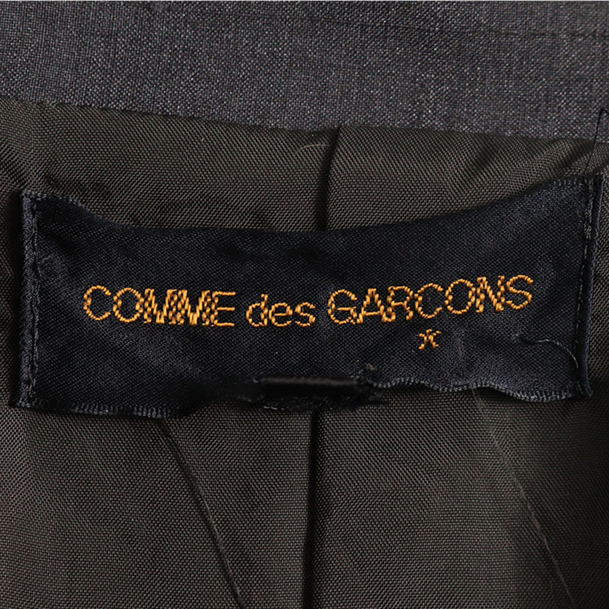 COMME des GARCONS 1980s Black Silk Jacket Size M