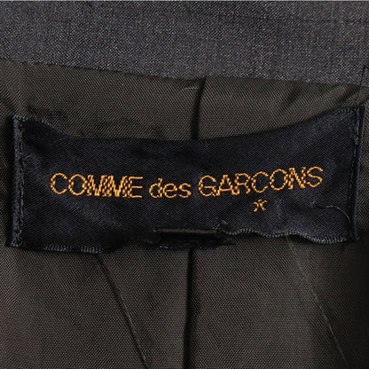 COMME des GARCONS 1980s Black Silk Jacket Size M