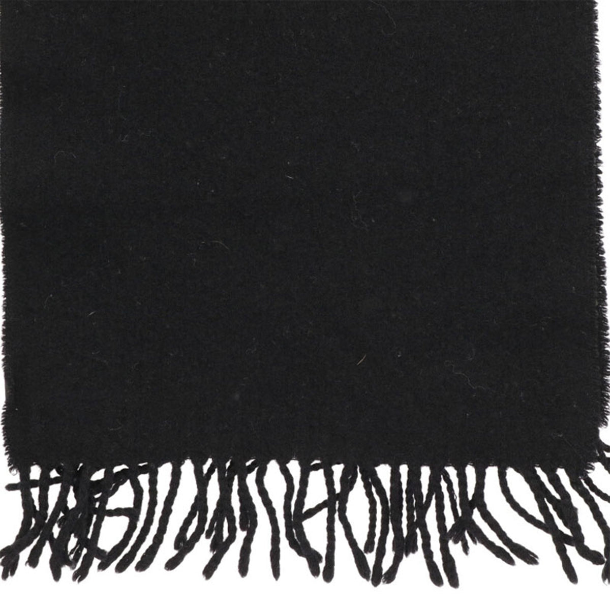 RAF SIMONS 03AW Black Wool Scarf