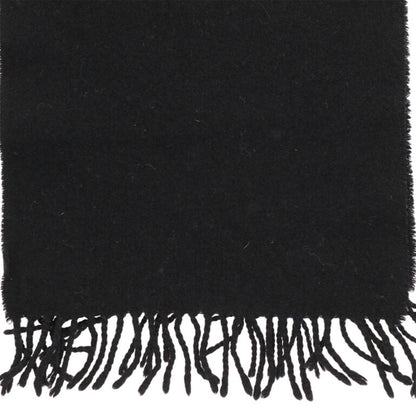 RAF SIMONS 03AW Black Wool Scarf