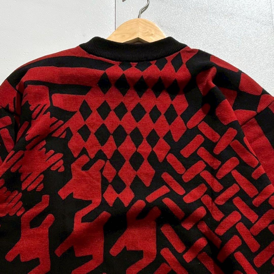 Vintage Issey Miyake Tops - ISSEY MIYAKE MEN 80s Oversized Long Sleeve Knit Sweater Red Size XL - Authentic Archive