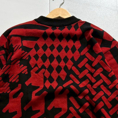 Vintage Issey Miyake Tops - ISSEY MIYAKE MEN 80s Oversized Long Sleeve Knit Sweater Red Size XL - Authentic Archive