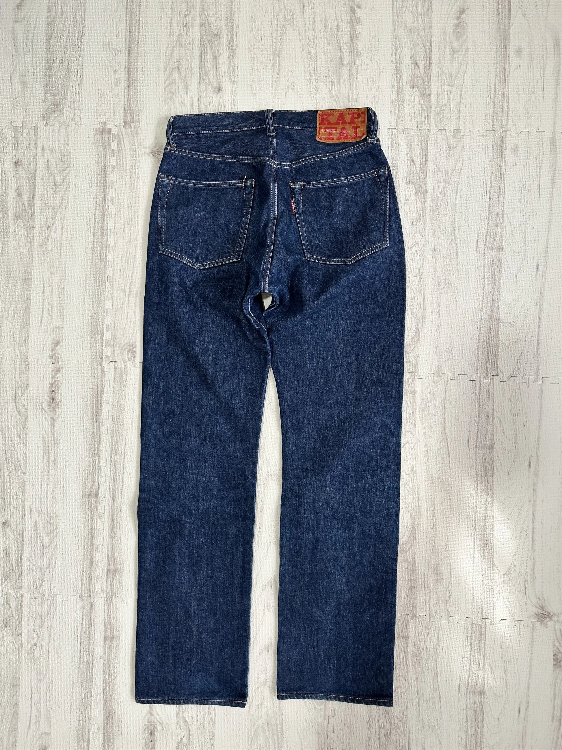 Kapital - KAPITAL Selvedge Denim Pants Button Fly Indigo Size 30 M
