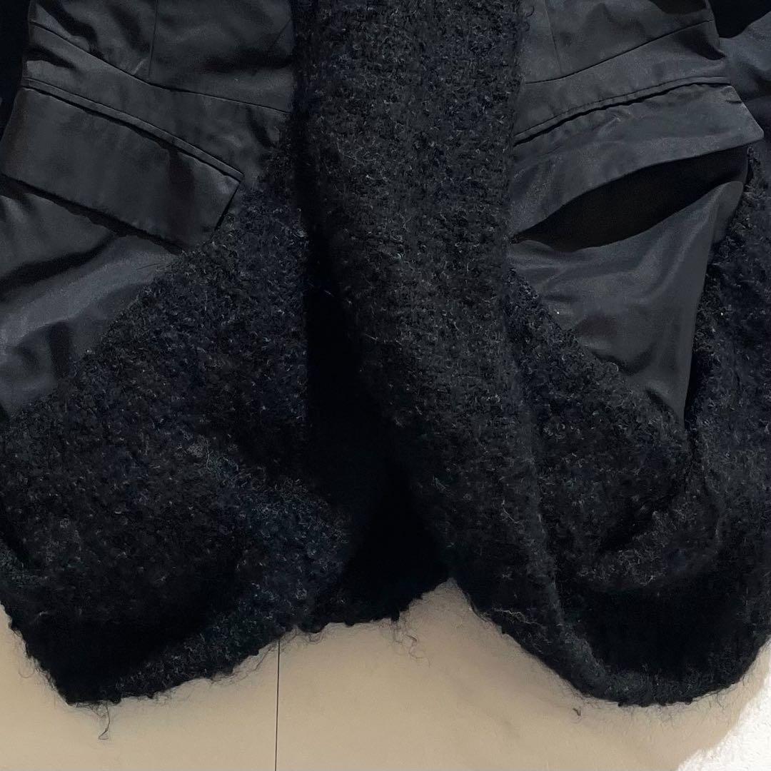 Vintage Issey Miyake Outwear - ISSEY MIYAKE 95AW Boa Jacket Black Size M - Authentic Archive