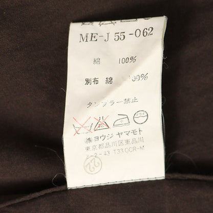 Y's for men 2002 S/S Cotton Brown Jacket Size 3