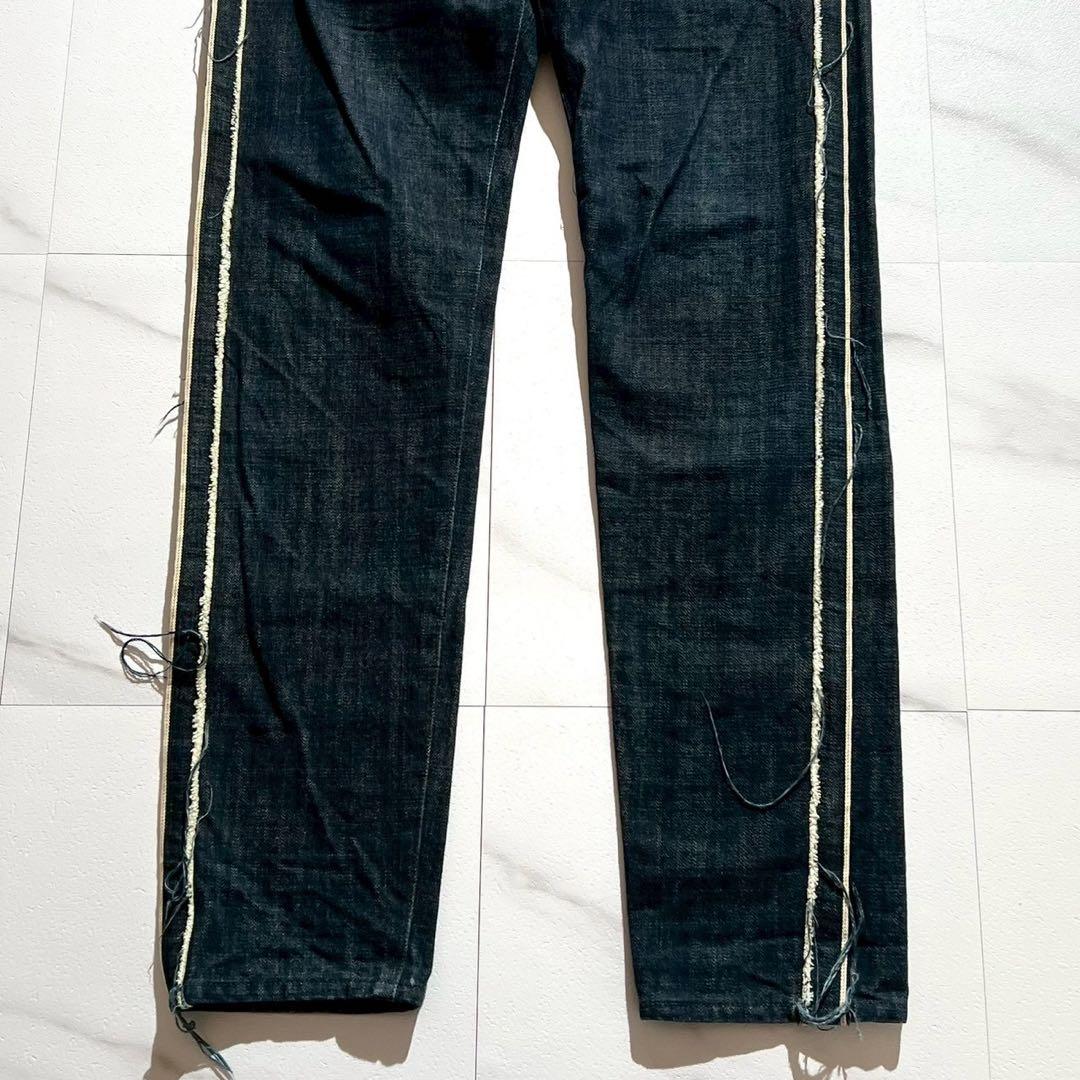 Vintage Yohji Yamamoto Bottoms - Yohji Yamamoto POUR HOMME 15SS Straight Denim Pants Indigo Size 2 - Authentic Archive