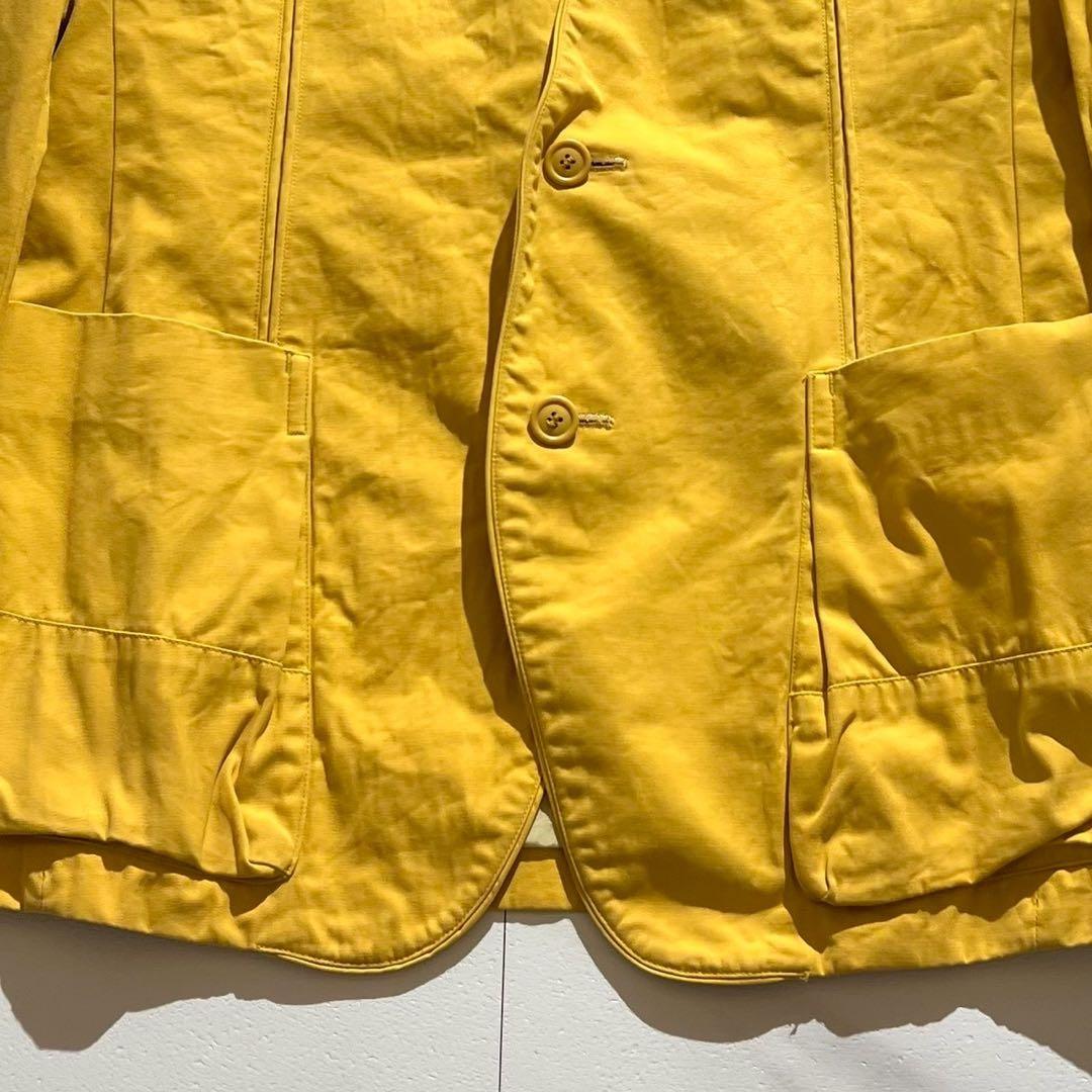 Vintage Issey Miyake Outwear - ISSEY MIYAKE MEN 90s Colorless Jacket Cotton Yellow Size L - Authentic Archive