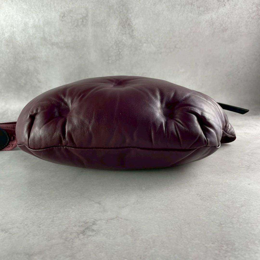 Vintage Maison Margiela Accessory - Maison Margiela 20AW GRAM SLAM Body Bag Bordeaux - Authentic Archive