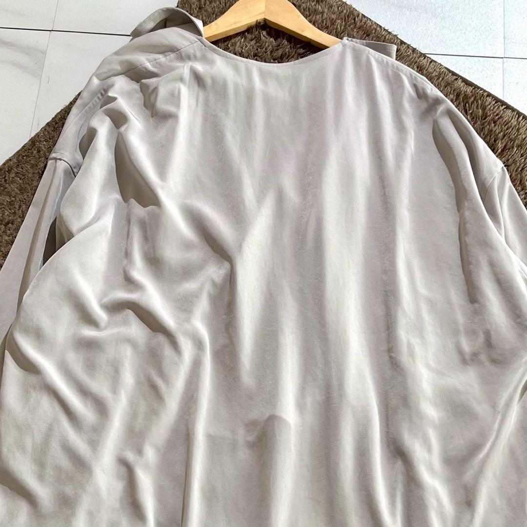 Vintage Yohji Yamamoto Outwear - Y's 22SS Oversized Long Coat Gray Size L - Authentic Archive