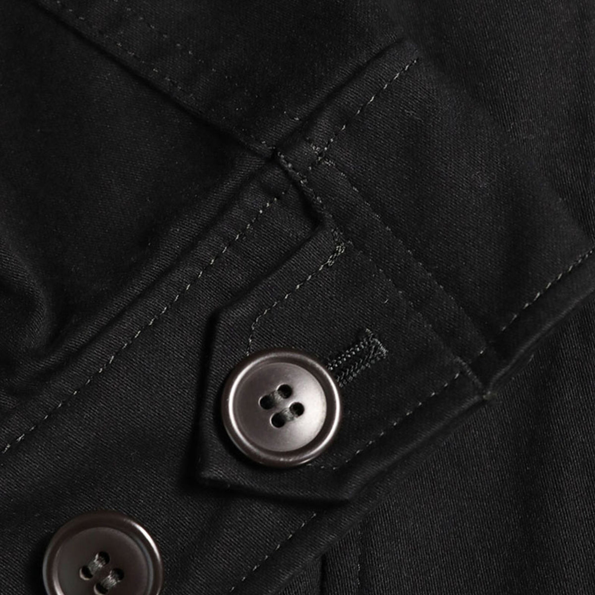 AFFA Black Cotton Nylon Jacket Size L