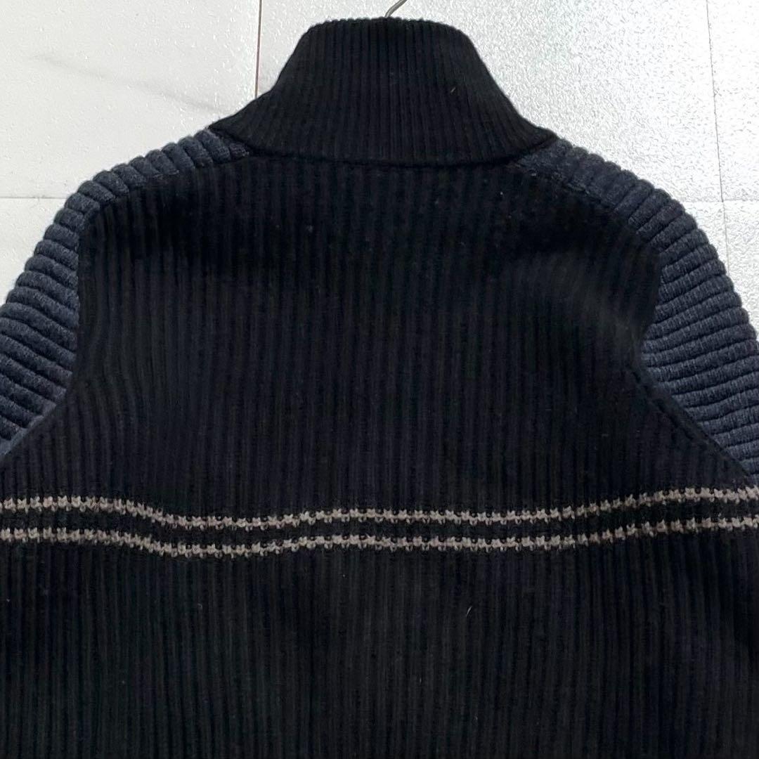 Vintage Maison Margiela Tops - Maison Martin Margiela 14AW Driver's Knit Zip Jacket Black Size M - Authentic Archive