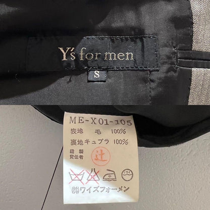 Vintage Yohji Yamamoto Others - Y's for men's 90s Matching Cloth Gabardin Suit Set Gray Size S - Authentic Archive