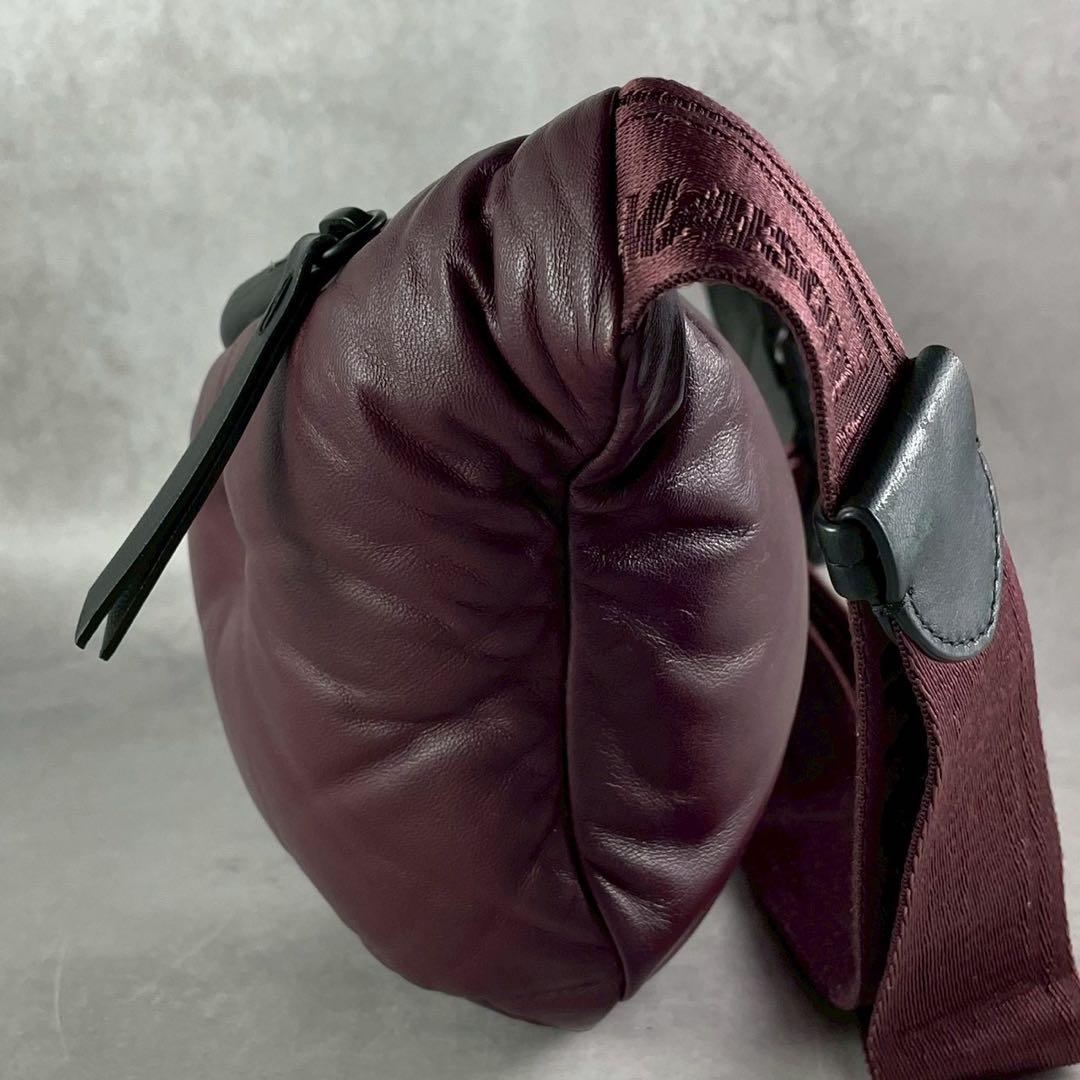 Vintage Maison Margiela Accessory - Maison Margiela 20AW GRAM SLAM Body Bag Bordeaux - Authentic Archive