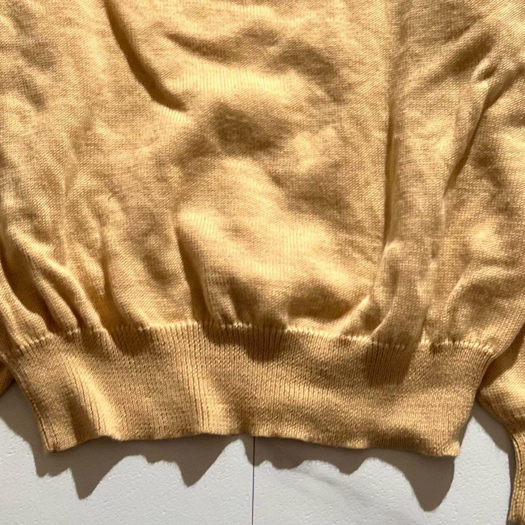 Vintage Yohji Yamamoto Tops - Yohji Yamamoto POUR HOMME 80s Long Sleeve Knit Yellow Size L - Authentic Archive