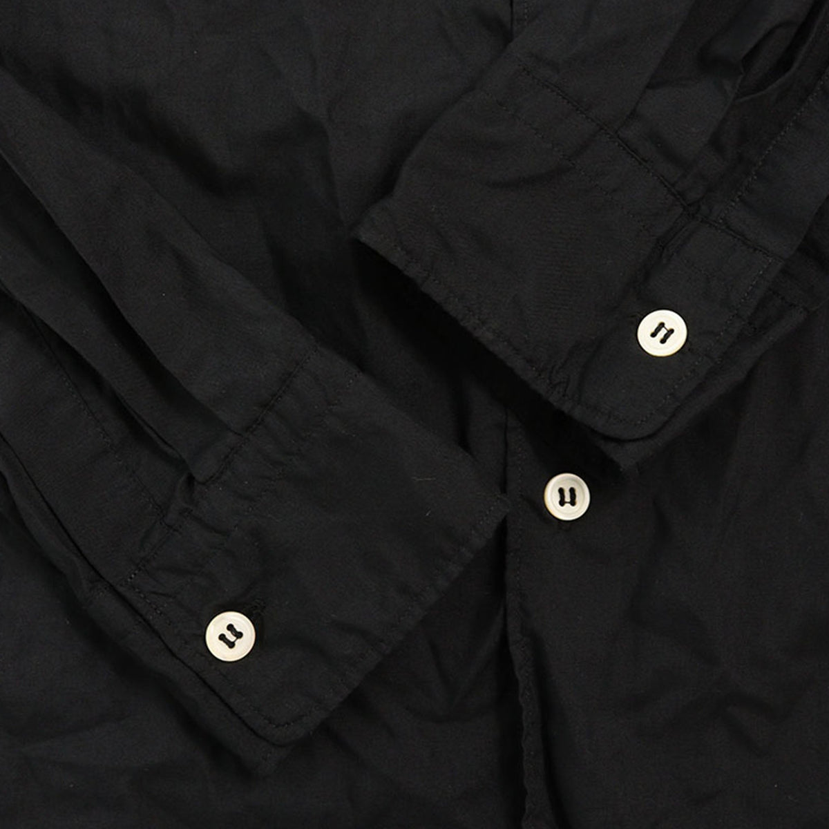 COMME des GARCONS 2017S/S Polyester Long Sleeve Shirt Black Size M