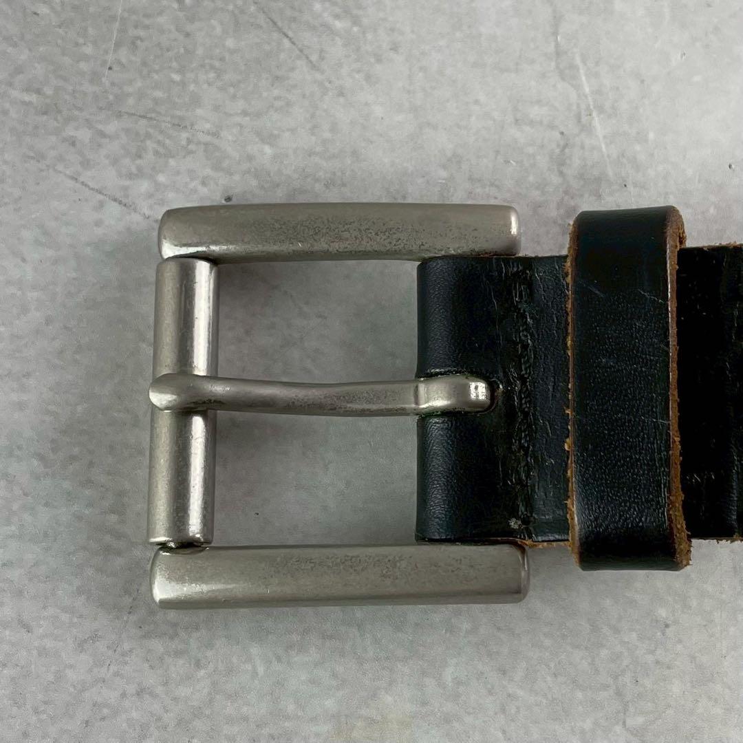 Vintage Yohji Yamamoto Accessory - Yohji Yamamoto POUR HOMME Leather Belt Black - Authentic Archive