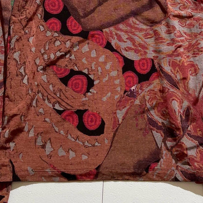 Vintage Jean Paul Gaultier Tops - Jean Paul Gaultier Power Net Picture Turtleneck Long Sleeve T-Shirt Size L - Authentic Archive