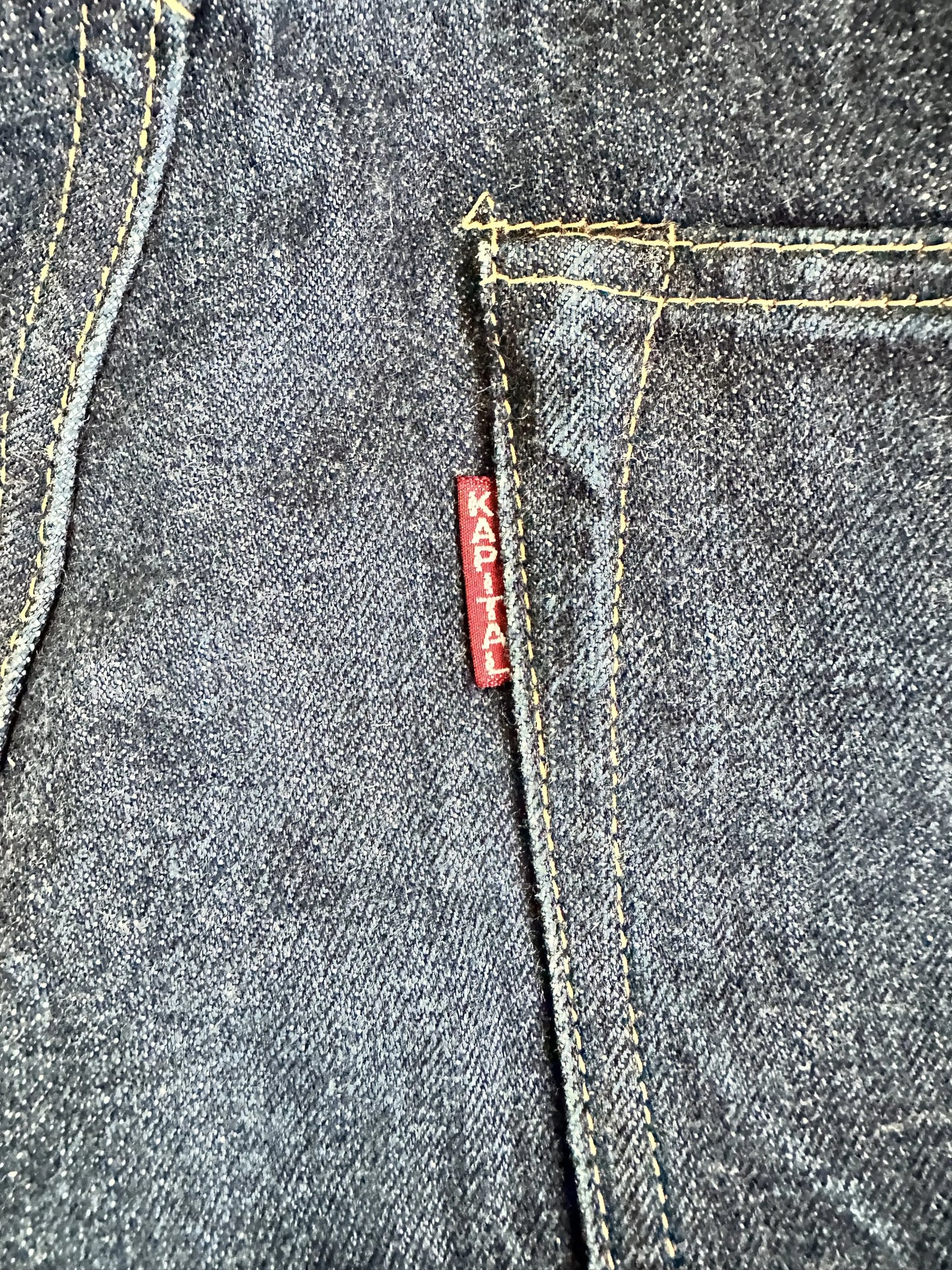 Kapital - KAPITAL Selvedge Denim Pants Button Fly Indigo Size 30 M